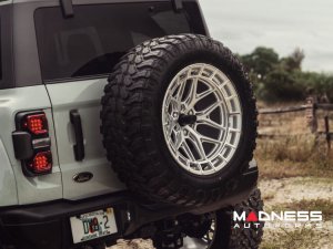Ford Bronco Custom Wheels - HFX-1 by Vossen - Polished Silver Ford Bronco Custom Wheels - HFX-1 by Vossen - Polished Silver